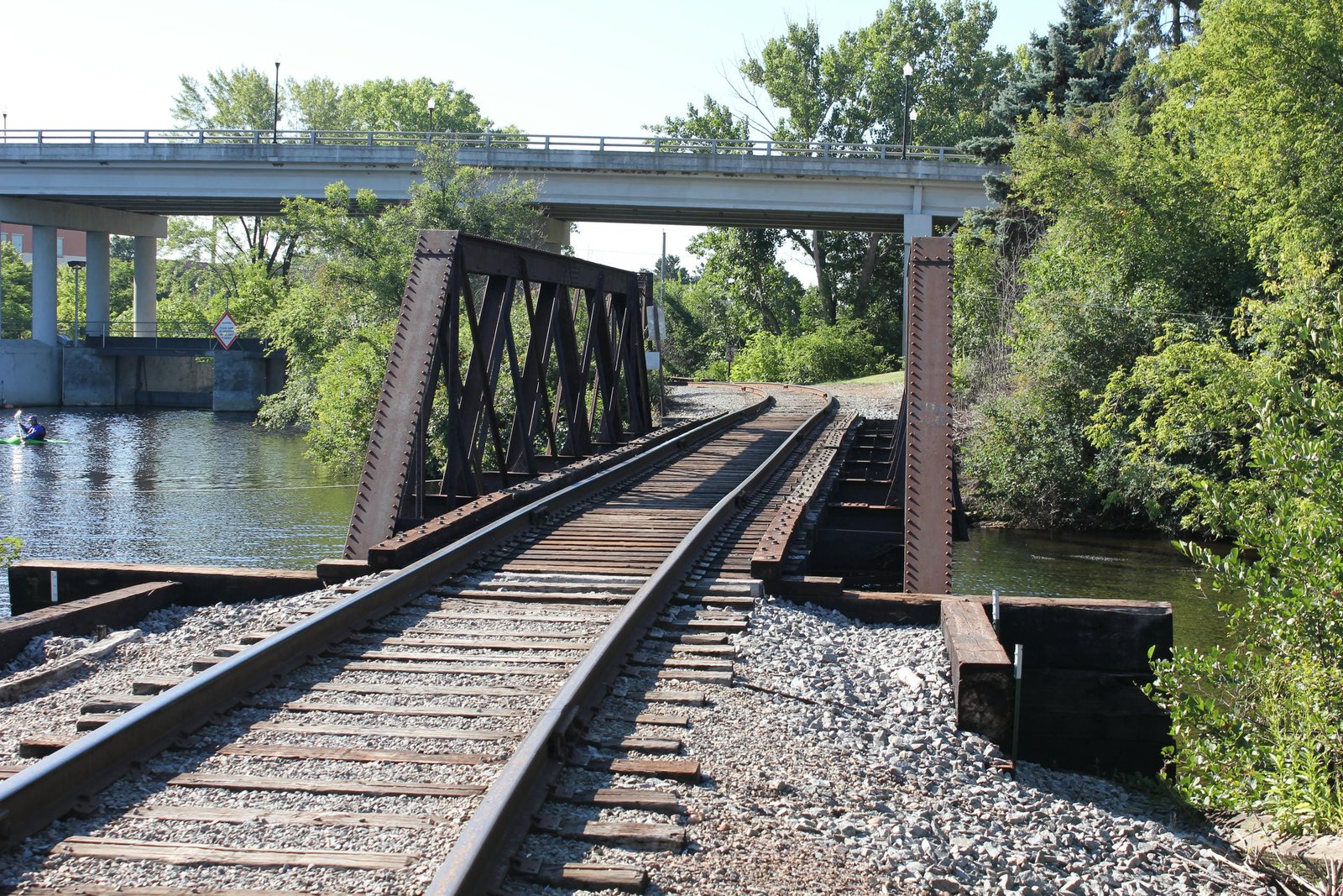 Looking south